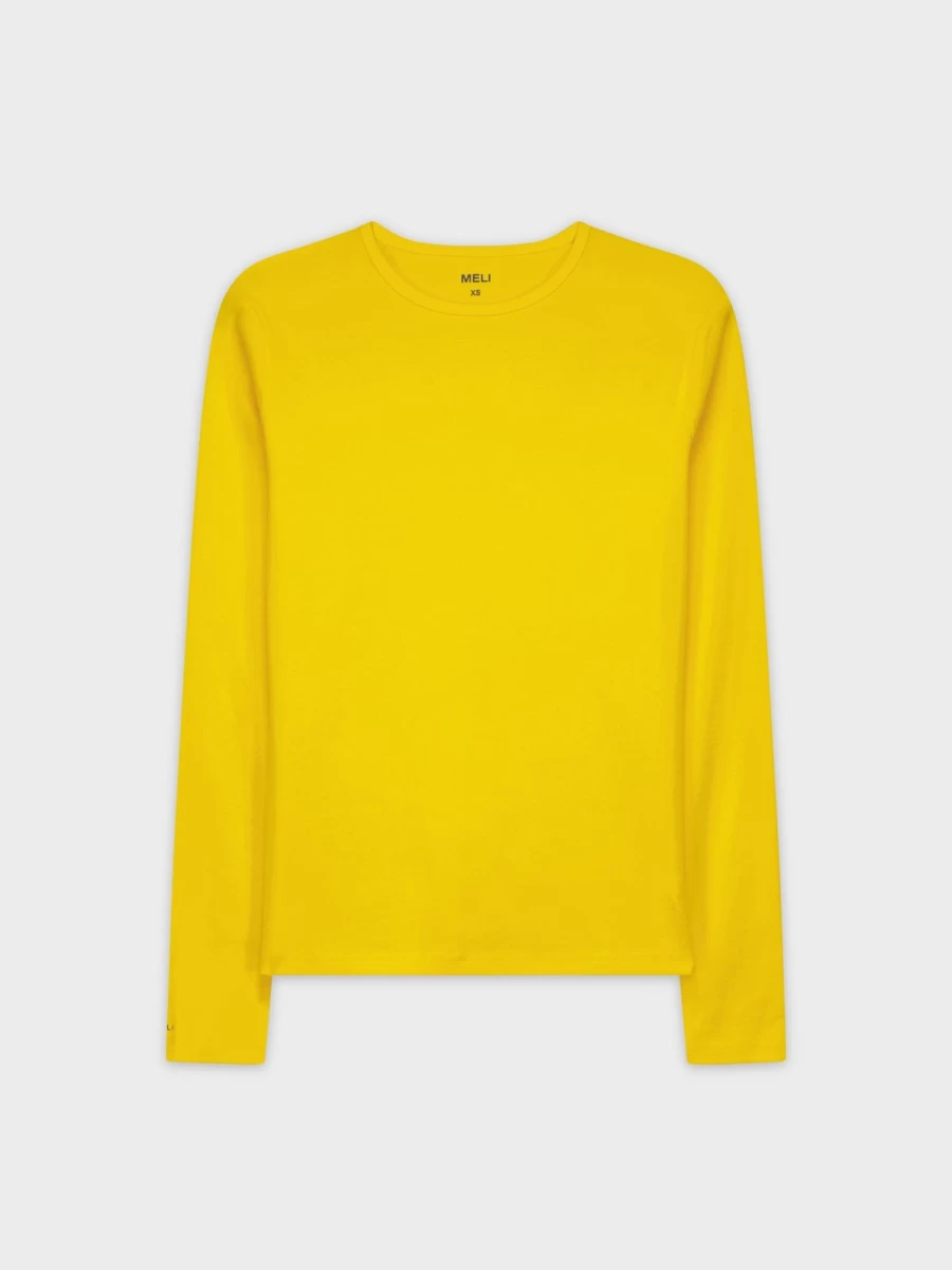 MELI Women's Classic Yellow Long Sleeve T-Shirt
