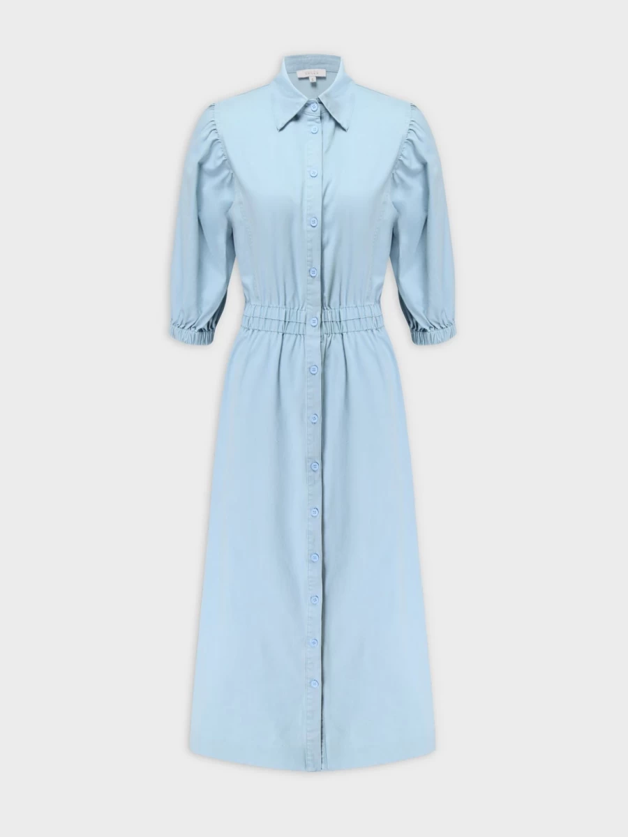 Hailey Women's Light Blue Tuesday Dress - Elegant Casual Wear