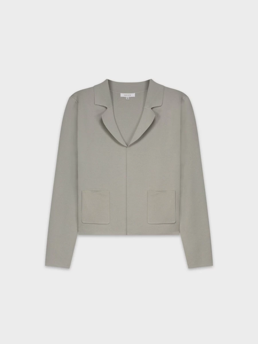 "HAILEY Women's Lightweight Sage Blazer – Stylish Tailored Jacket for Office & Casual Wear"