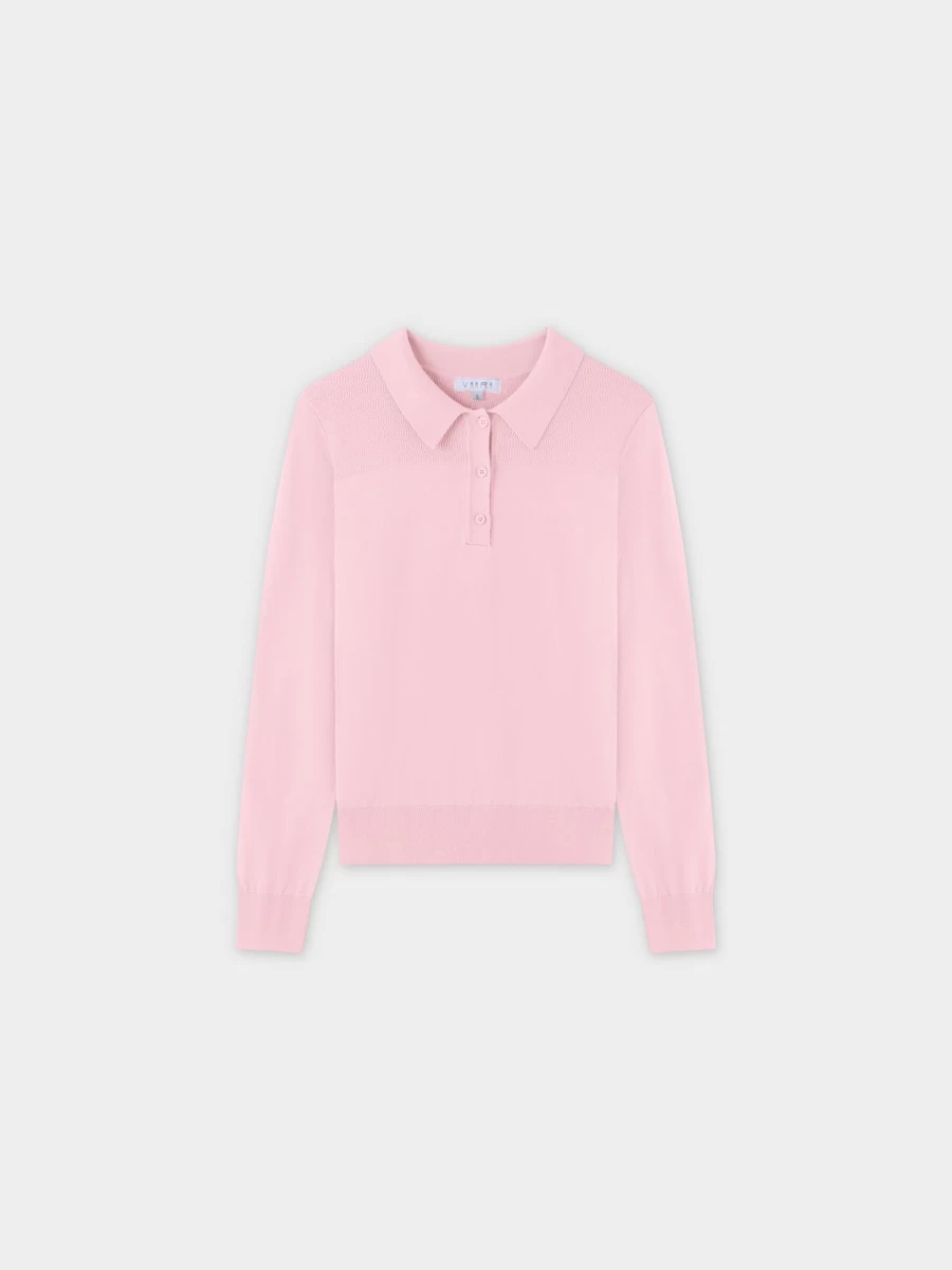 VAARA Women's Light Pink Mesh Knit Sweater Top