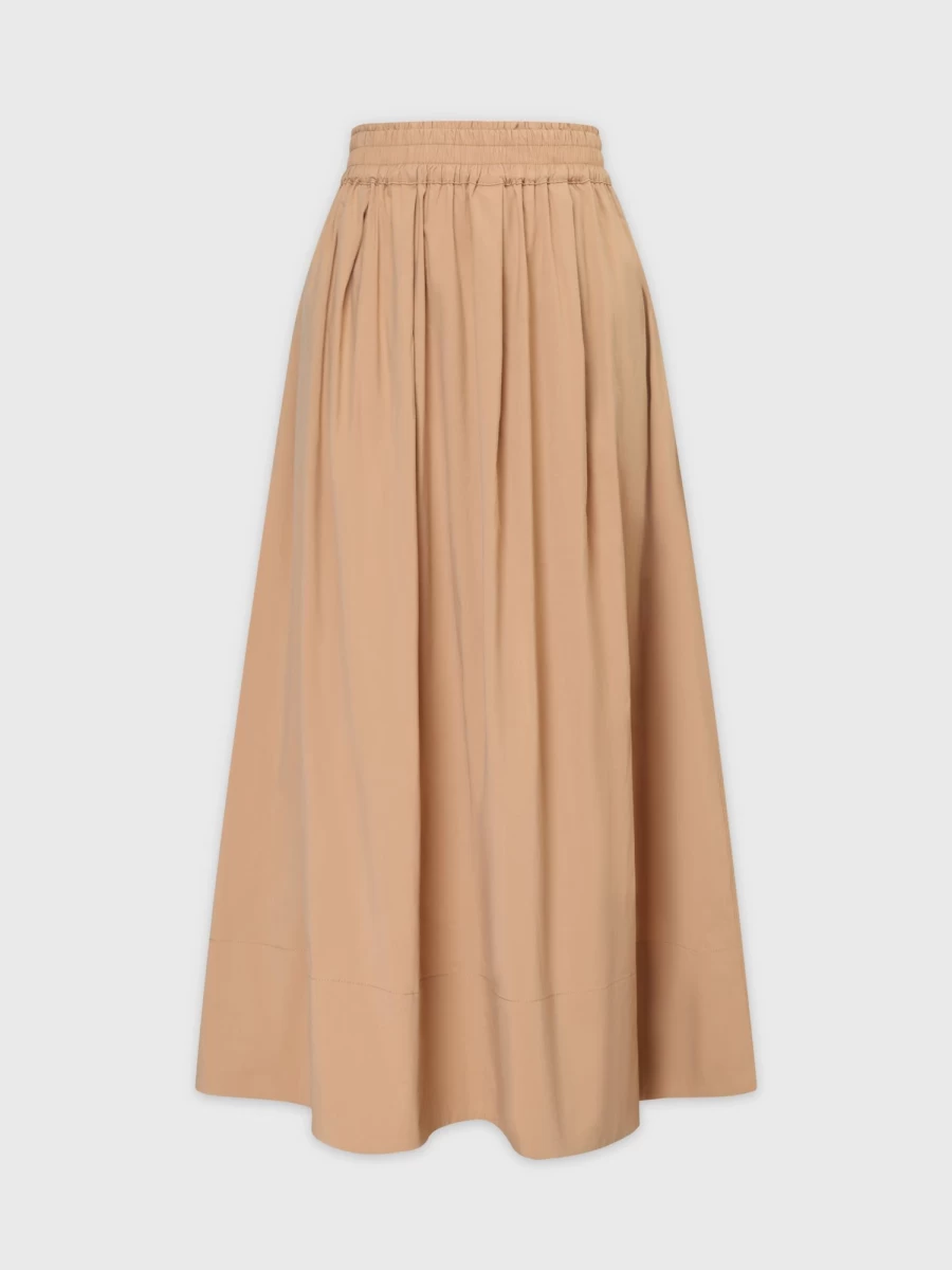 Hailey Women's Gathered Waist Sand Skirt - Stylish & Comfortable Summer Skirt