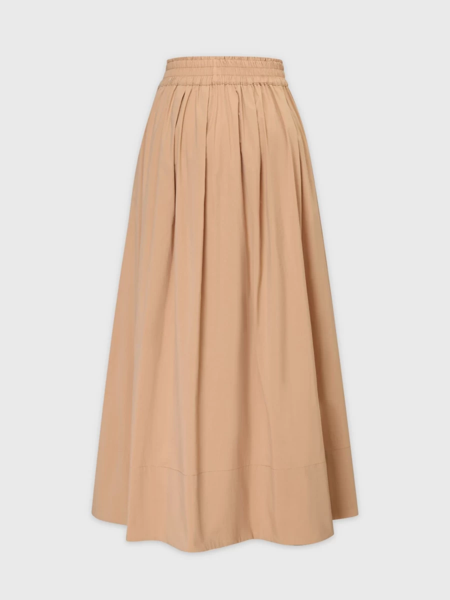 Hailey Women's Gathered Waist Sand Skirt - Stylish & Comfortable Summer Skirt