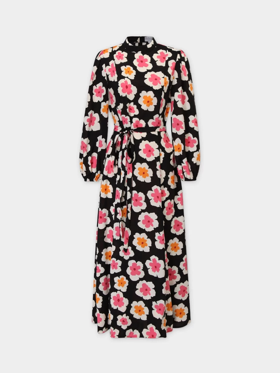 Pose Women's Floral Princess Style Dress - Elegant Flower Pop Design