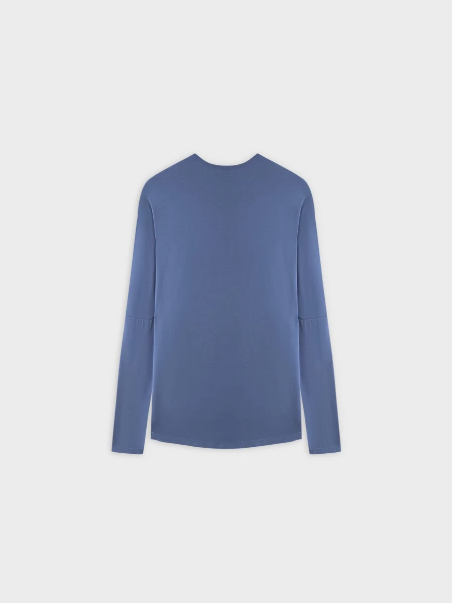 MELI Women's Modal Dolman Sleeve Top in Blue - Soft Comfortable Casual Shirt