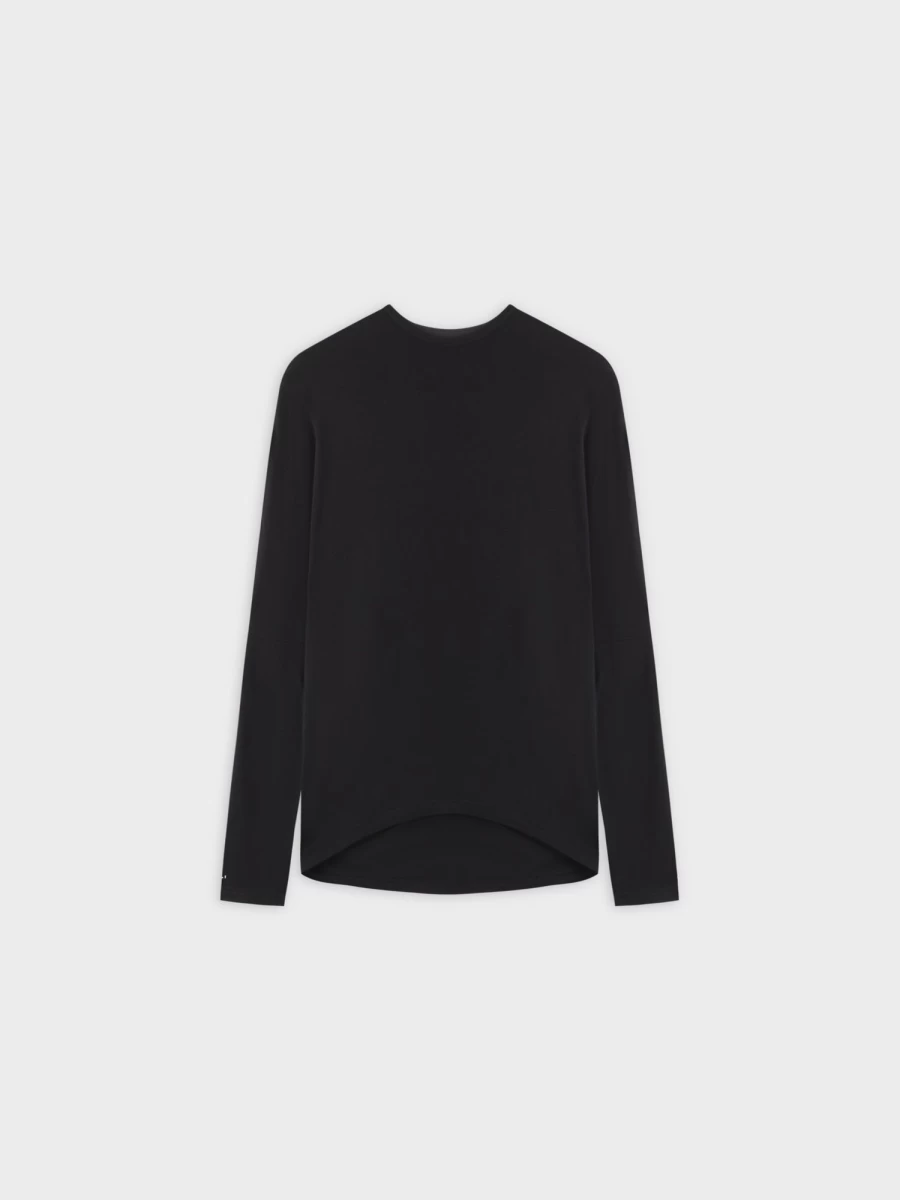 MELI Women's Modal Dolman Sleeve Black Top - Soft Comfortable Relaxed Fit