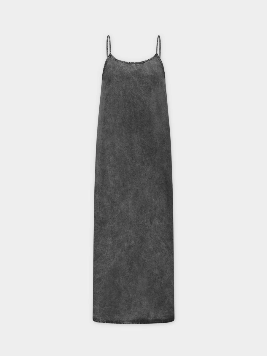 Hailey Women's Washed Black Denim Crew Neck Jumper