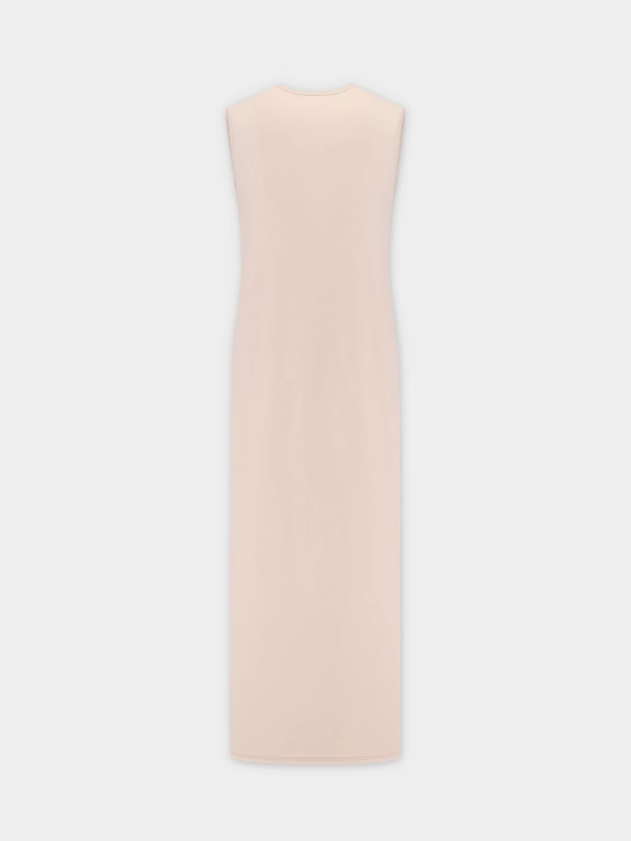 MELI Women's Basic Tan T-Shirt Slip Dress - Comfortable Casual Style