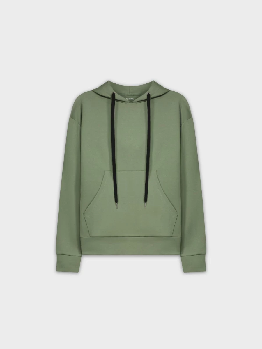 TTS Women's Green Teen Hoodie - Soft Casual Pullover Sweatshirt