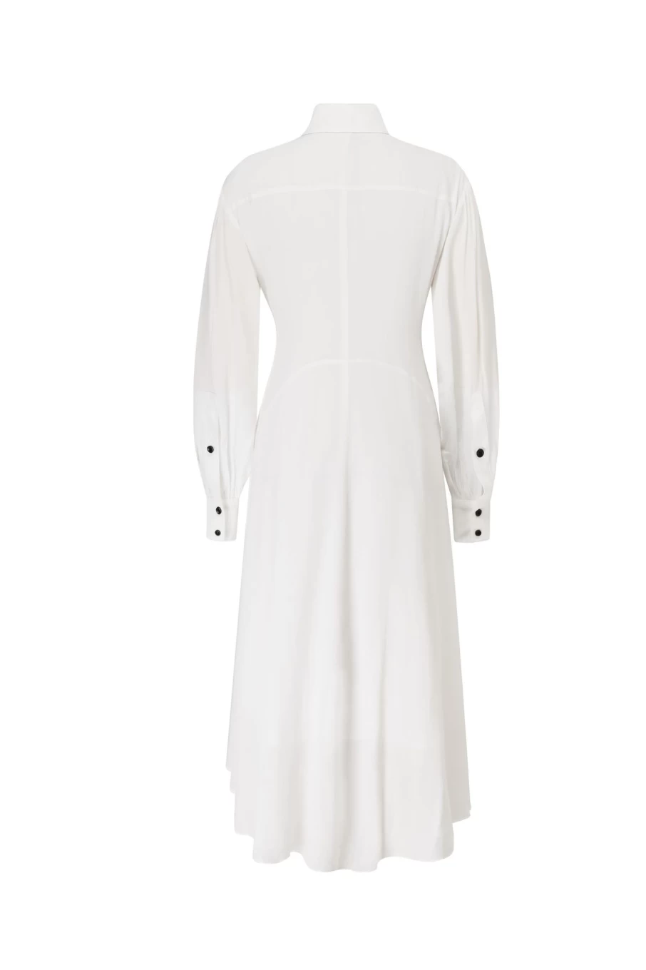 STELLA & ROSE Women's White Shirred Pocket Dress - Elegant Summer Casual Wear
