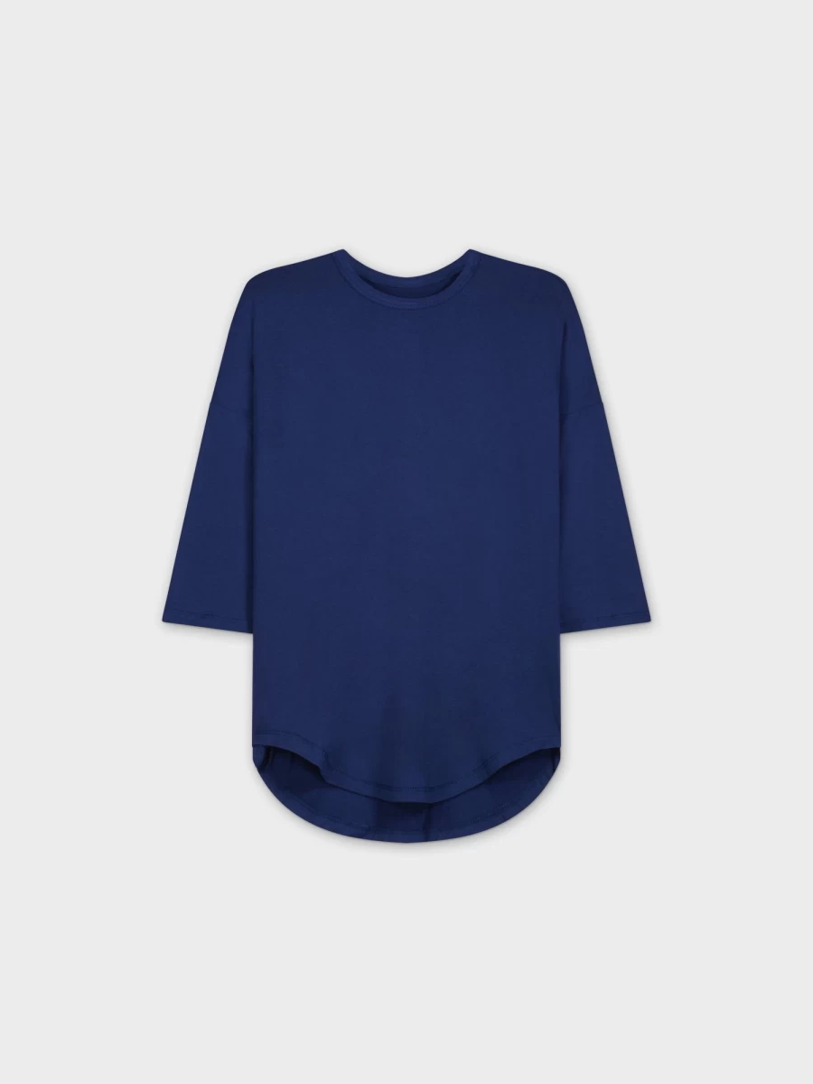 MELI Women's Swing Tee - Comfortable Navy T-Shirt for Casual Wear