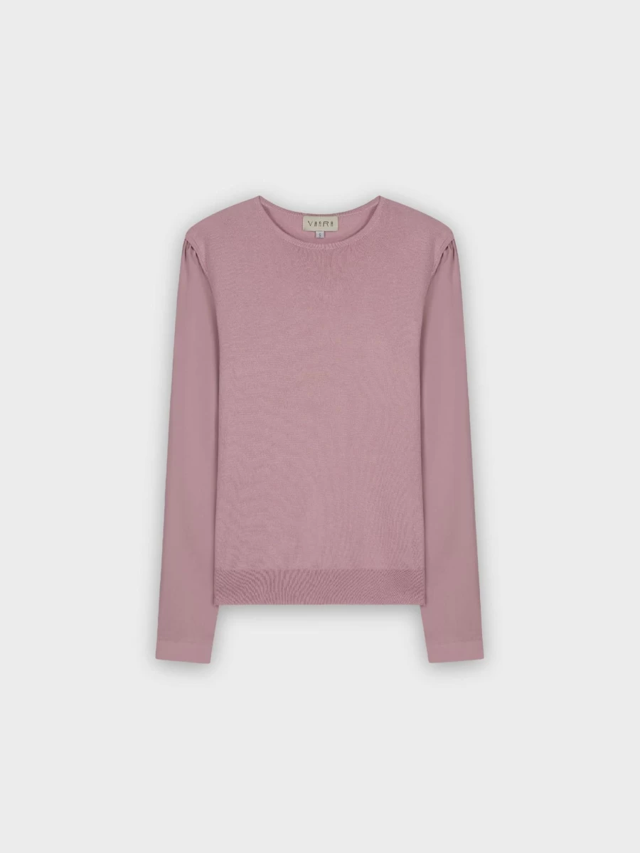 VAARA Women's Lilac Knitted Vest Sweater - Soft Casual Pullover