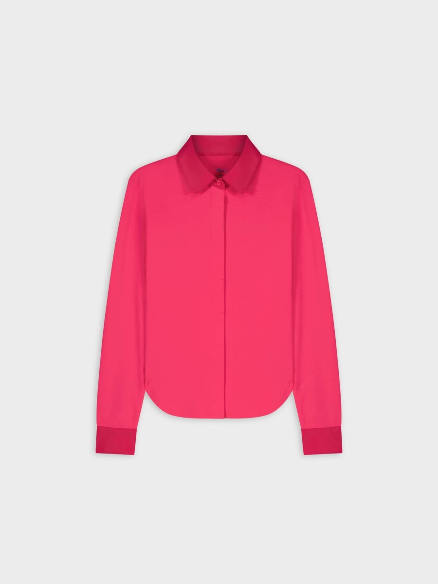 MELI Women's Hot Pink T-Shirt Blouse - Stylish Casual Top