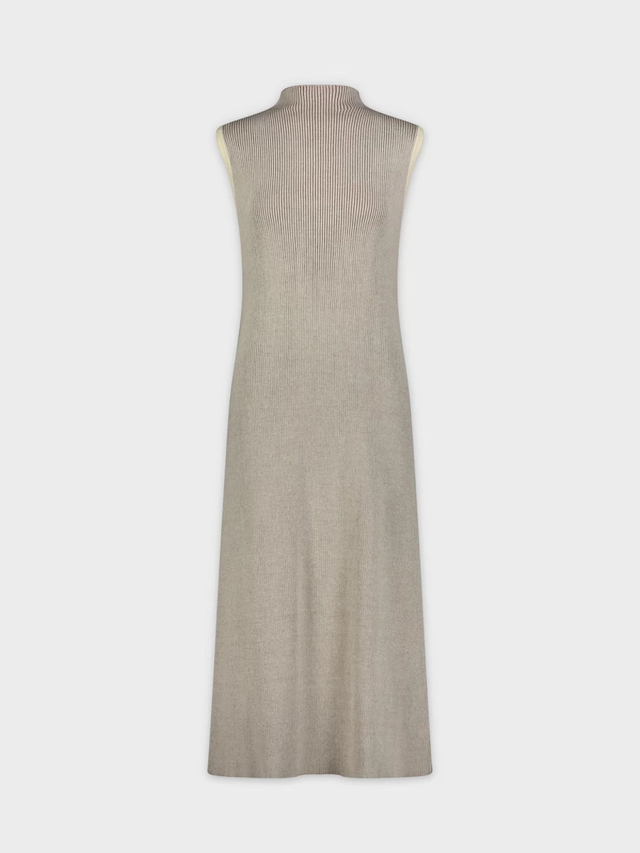 POSE Women's Two-Tone Layering Dress in Camel & Tan - Elegant Contrast Style