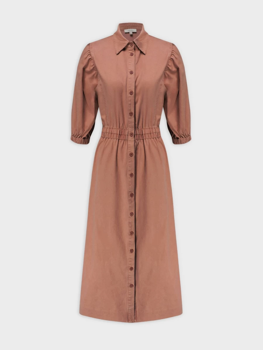 Hailey Women's Tuesday Dress in Brown - Elegant Casual Wear for Everyday Comfort