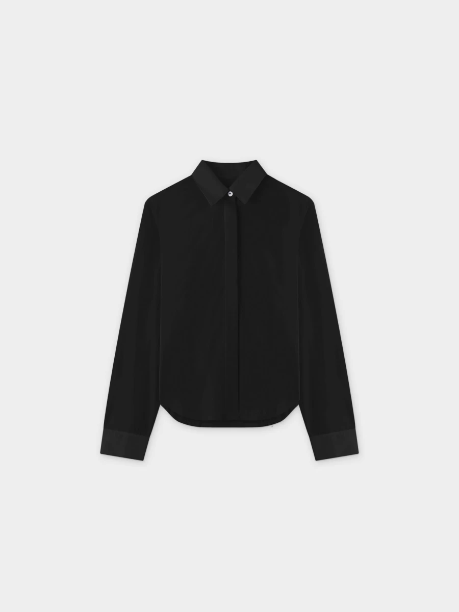 MELI Women's Black T-Shirt Blouse - Stylish Casual Top for Everyday Wear